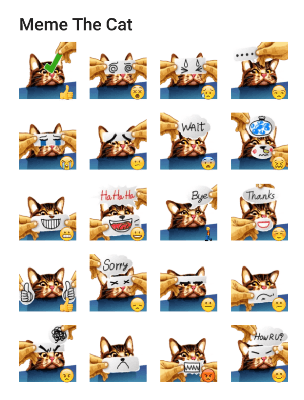 meme-cat-sticker-pack