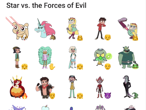Star vs the Forces of Evil telegram sticker pack