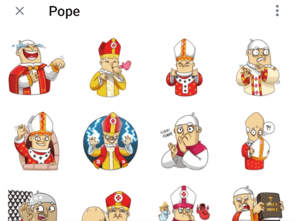Pope Telegram Sticker
