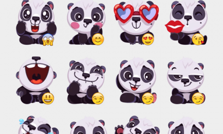 Renshuu the panda sticker set