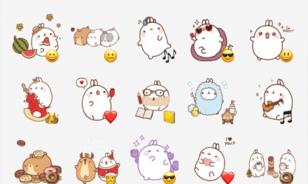 Molang sticker pack
