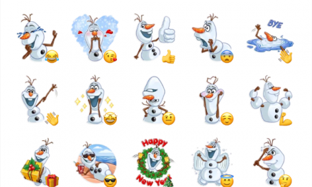 Olaf from Frozen sticker pack