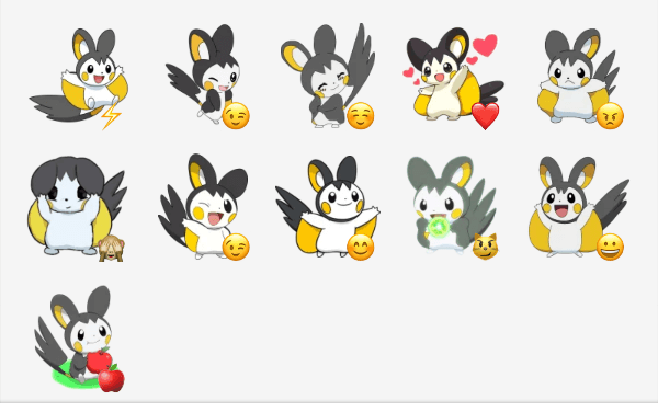Emolga ( Pokémon ) sticker pack