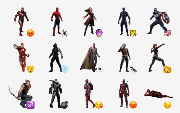 The Avengers sticker pack