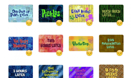 Spongebob Time sticker pack