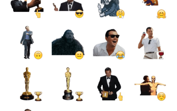 Di Caprio Oscar Winner sticker pack