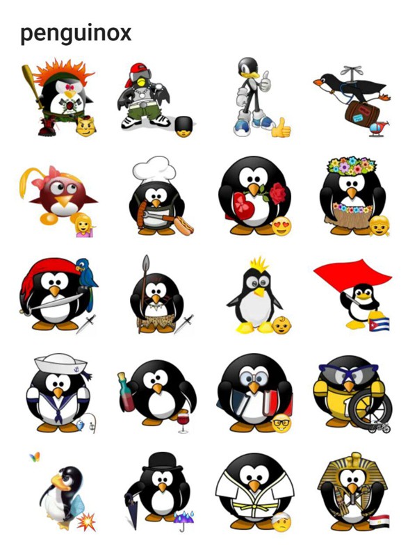 penguinox-sticker-pack