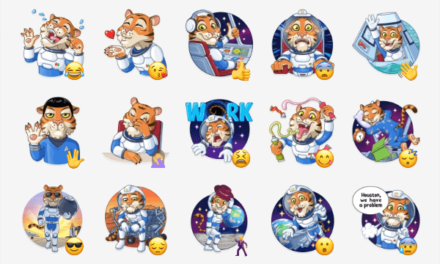 Cosmic Tiger Sticker Pack