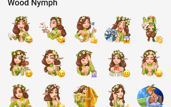 Wood Nymph Sticker Pack