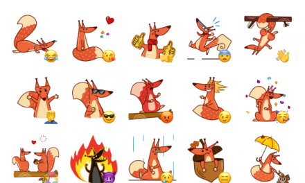 Red Squirrel Sticker Pack