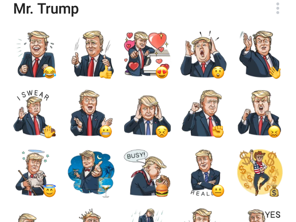 Trump Sticker Set 