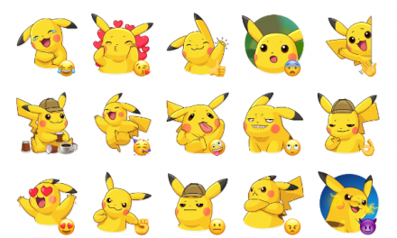 Pikachu Detective Sticker Pack