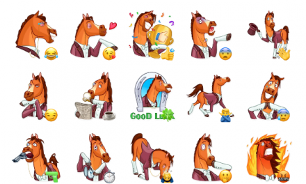 Gentleman Horse Sticker Pack
