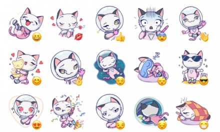 Astro Kitty Sticker Pack