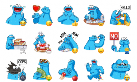 Cookie Monster Sticker Pack
