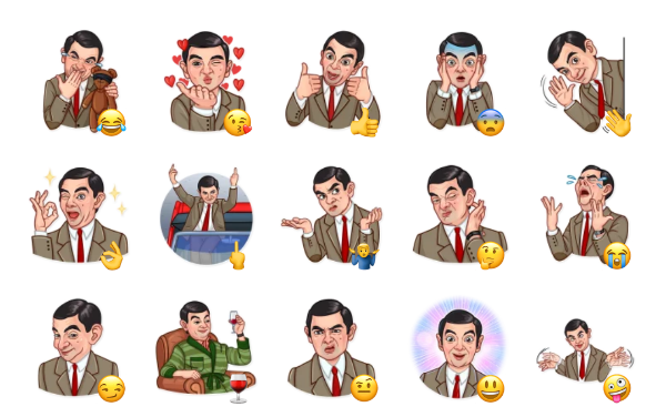Mr. Bean Sticker Pack